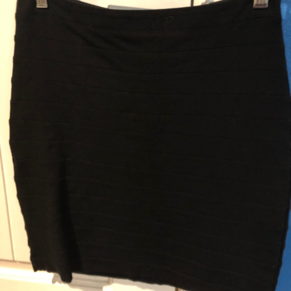 Express Black bondage skirt size 6